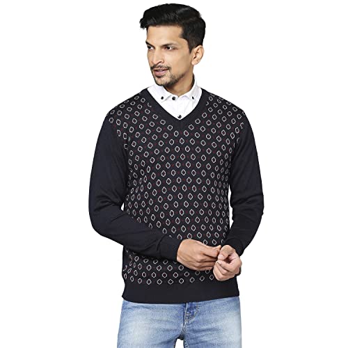 Raymond Dark Blue Sweater (Size: 42)-RMWX01111-B8