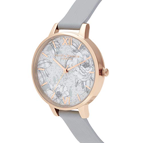 Olivia burton Analog Grey Dial Women's Watch-OB16TZ01