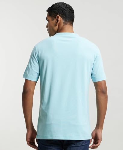 Jockey US81 Men's Super Combed Cotton Rich Graphic Printed Round Neck Half Sleeve T-Shirt (Prints May Vary)_Blue_L
