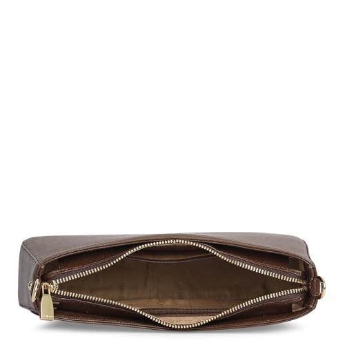 Da Milano Leather Shoulder Bag for Women - Brown (00749OL)