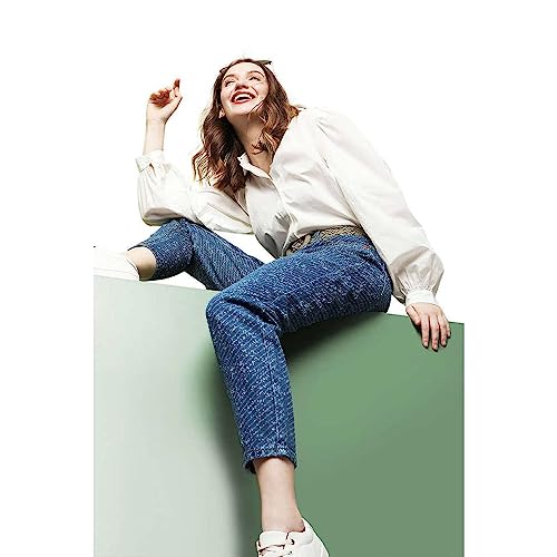 VERO MODA Straight fit Jeans (133177301_Blue Bonnet_34_)