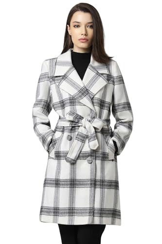 Van Heusen Women's A-Line Coat (VWJKURGF901020_White