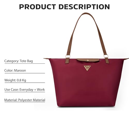Lavie Signature Women's Oregon Tote Handbag for Women | Tote Bag for Work | Ladies Purse | Stylish Shoulder Bag | Gift for Women