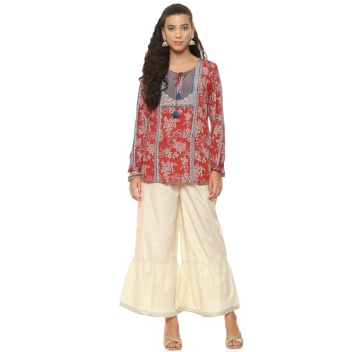 Rangriti Women's Straight Pants (ASRTD18351AW23OWHT_Off White