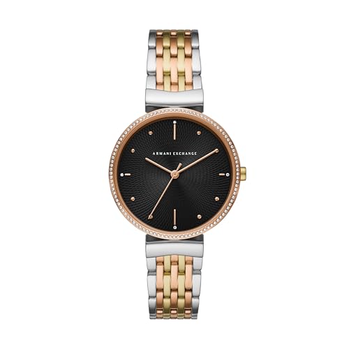 Armani Exchange A?X Analog Black Dial Women's Stainless Steel Watch-Ax5911