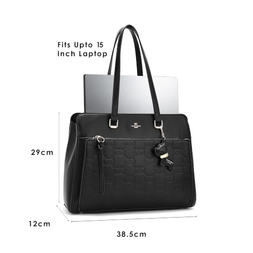 Akiki London Women's Ruskin Laptop Tote Handbag | Upto 15 Inch Laptop | Tote Bag for Work | Ladies Purse | Stylish Shoulder Bag | Gift for Women