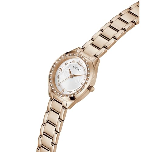 GUESS Analog White Dial Women's Watch-GW0767L3