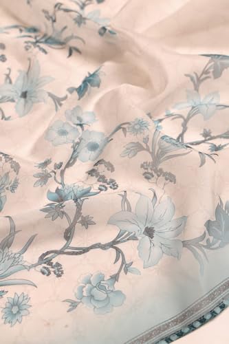 Soch Womens Off White Mul Chanderi Botanical Salwar Suit