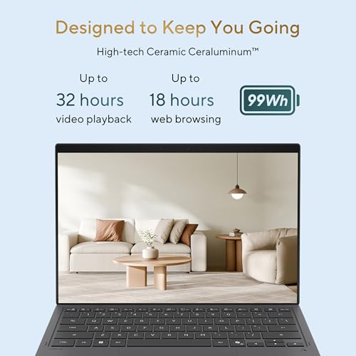 ASUS Zenbook Duo (2026),Intel Core Ultra 7 355,Intel iGPU,32GB RAM,1TB SSD,3K OLED,Touchscreen,14"(35.5 cm),Windows 11,M365 Basic(1Y),Office 2024,Moher Gray,1.65 Kg, UX8407AA-SN183WS,Copilot+ PC