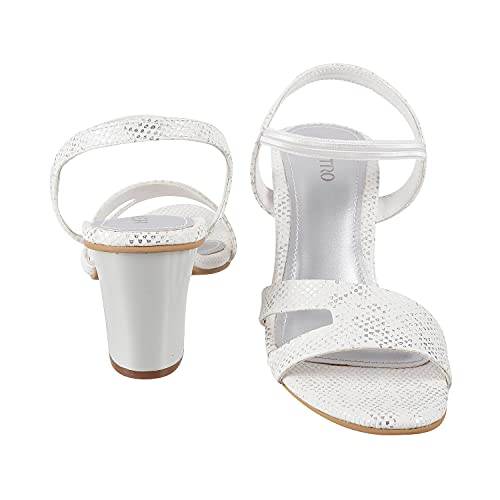 Metro Womens Synthetic White Sandals (Size (3 UK (36 EU))