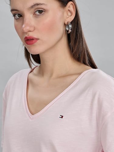 TOMMY HILFIGER Women Pink Printed T-Shirt