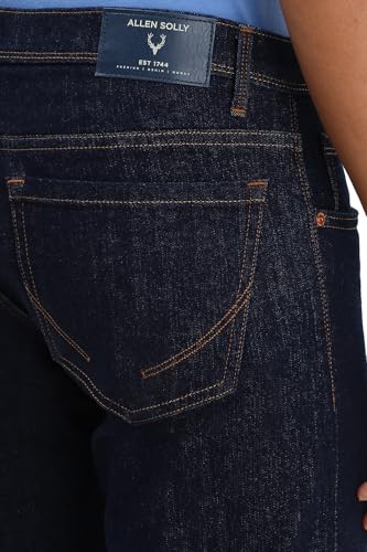 Allen Solly Men's Slim Jeans (ALDNASLF554018_Navy