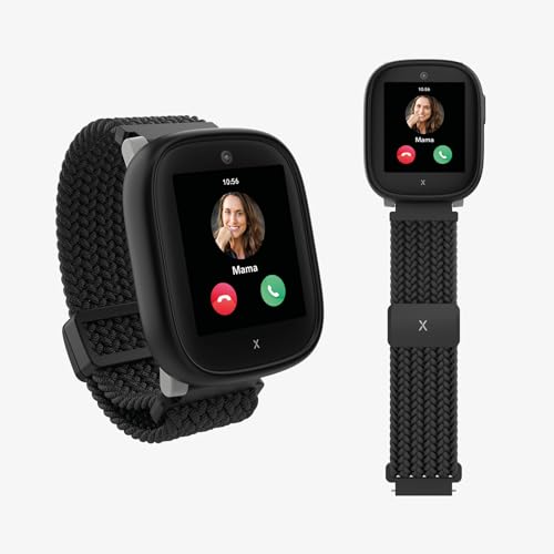 Xplora X6 Play Smartwatch Black for Children I with GPS Tracker & SOS Button I Includes Mix & Match Change Accessories I Kids Watch with Camera & Pedometer I Phone Watch with Mobile Phone App