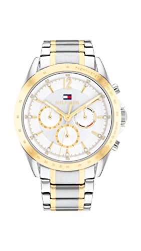 Tommy Hilfiger Silver White Dial Round Shaped Sport Women Analog Watch_TH1782555W