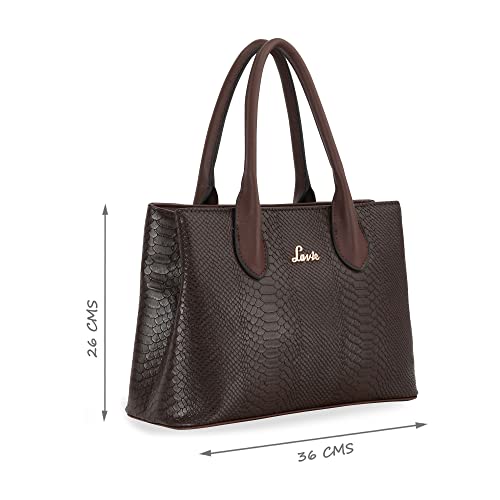 Lavie Women's Ficus Large Satchel Handbag for Women | Satchel Bag for Work | Ladies purse | Stylish Shoulder Bag | Gift For Women