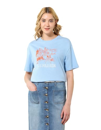 U.S. POLO ASSN. Women's Loose Fit T-Shirt (UWSS25TSH277