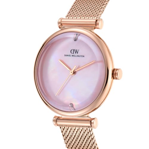 Daniel Wellington Round 32mm Pink Dial Analog Women Watch - DW0DL3301