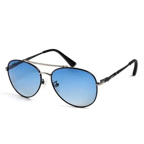 Vibe lens by HASHTAG EYEWEAR Polarized UV Protected Sunglasses for Men | Full Rim Fashion Sunglasses | 100% UV Protection | Outdoor Sports, Travel & Casual Wear (Blue)