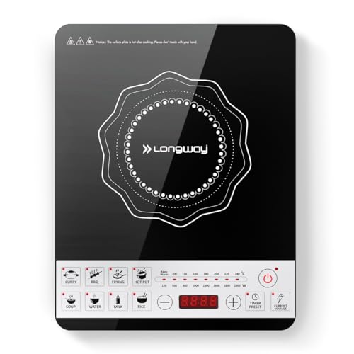 Longway Cruiser IC 2000 W Induction Cooktop - Black,Push Button