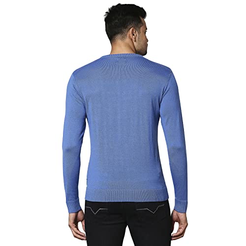 Raymond Medium Blue Sweater (Size: 42)-RMWX01148-B5