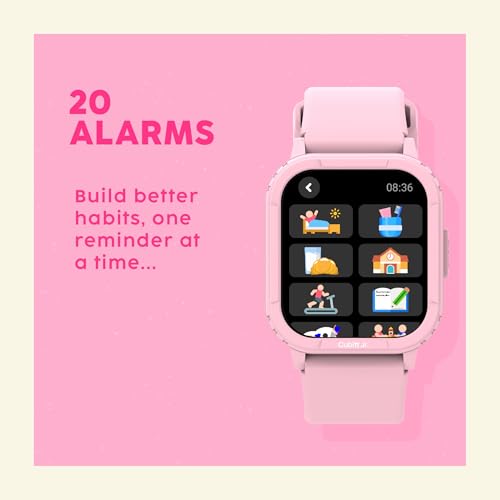Cubitt Jr. Smartwatch Fitness Tracker, 1.75" AMOLED – Arctic Blue
