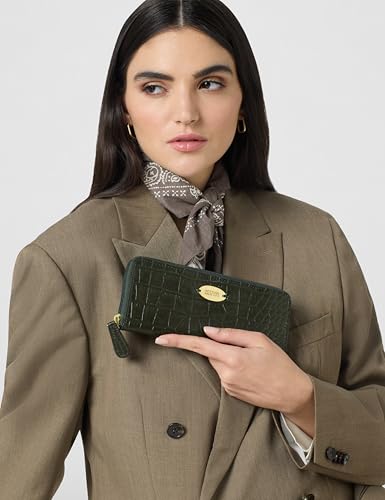 Hidesign Women's Leather Zip Around Wallet
