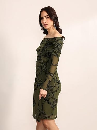 Kazo Countess Midi Dress (Olive M)