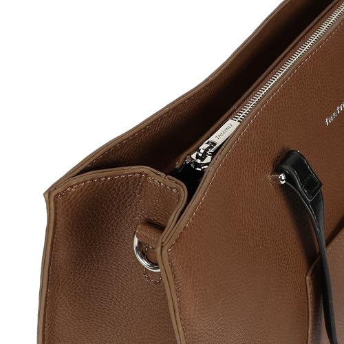 Fastrack CarryAll Laptop Tote | Faux-Leather Women’s Tote Bag | 14'' Laptop Sleeve, Dual Carry Options & Multi-Compartment Design
