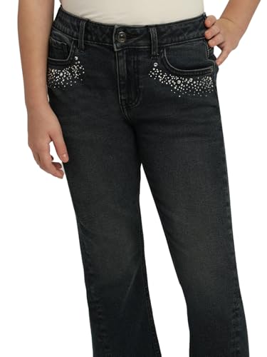 VERO MODA Girl Mid Rise Bootcut Blue Jeans