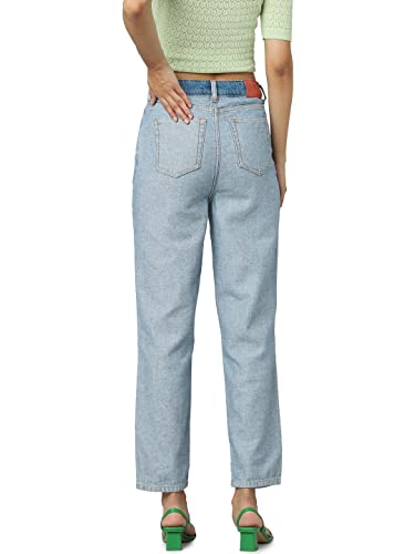 ONLY Straight Fit Jeans(242288801_Medium Blue Denim_30)