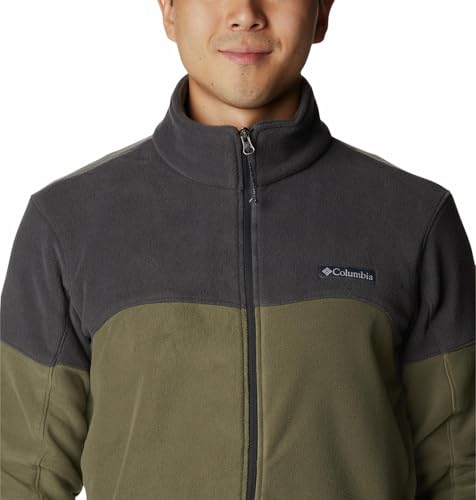 Columbia Mens Basin Trail III Full Zip Jacket, Stone Green, Sh, L