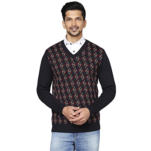Raymond Dark Blue Sweater (Size: 46)-RMWX01106-B8