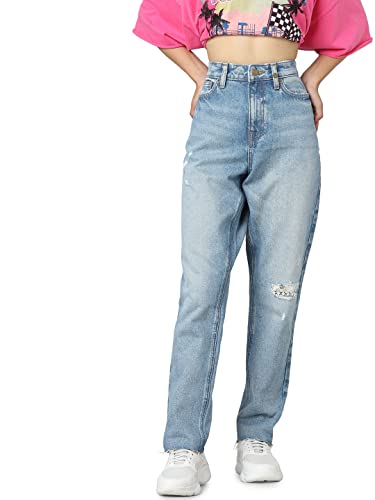 ONLY Straight Fit Jeans (273110401_Medium Blue Denim_31)