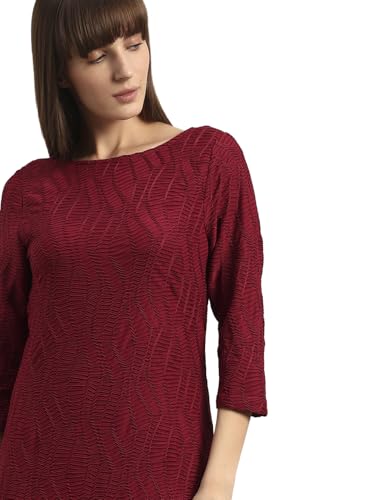 VERO MODA Womens Midi Dress Beet Red