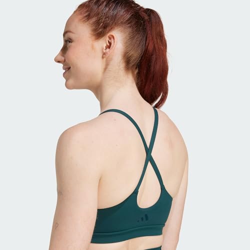 adidas Women's All Me Light Support Sports Bra, Aurora Ivy, XS