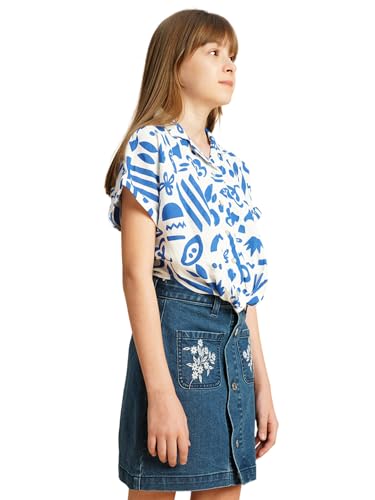 VERO MODA Girls Boxy White Shirt