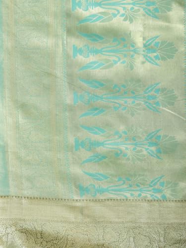 Meena Bazaar Women's Art Silk Saree | Elegant Designer Silk Saree | Soft Lightweight Traditional Ethnic Saree for Wedding, Festival, Party & Special Occasions