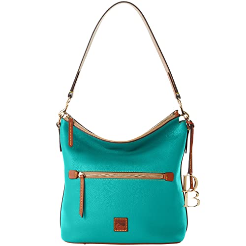 Dooney & Bourke Handbag, Pebble Grain Large Sac Shoulder Bag - Spearmint, Spearmint, One Size