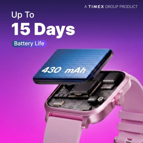 TIMEX iConnect Power 1.83"(4.6cm) Display, 15 Days Battery Life Smartwatch - TWIXW1801T