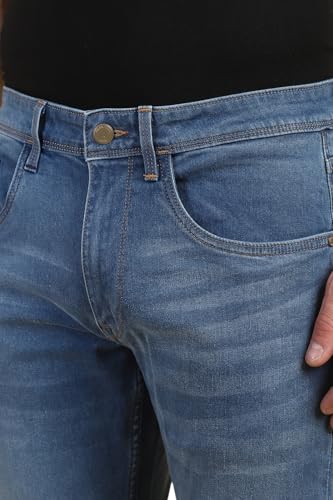 Allen Solly Men's Regular Jeans (ALDNACLFT00278_Blue