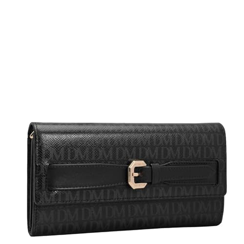 Da Milano Leather Sling Wallet for Women - Black (LSW-10442)