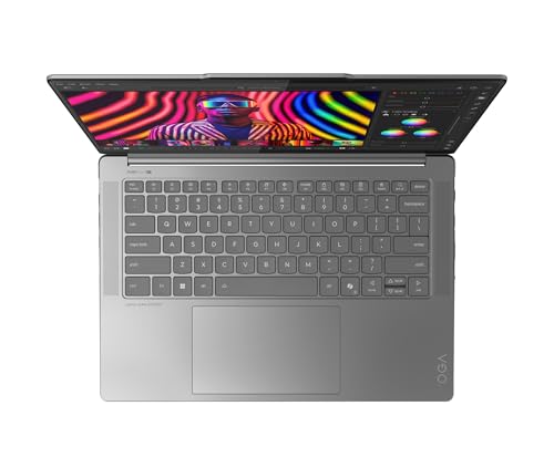 Lenovo Yoga Pro 7 Aura Edition Intel Evo Core Ultra 9 285H (32GB RAM/1TB SSD/14.5" (36.8cm)/3K OLED Touchscreen/AI PC/Copilot+ PC/Windows 11/Office Home 2024 AI Now/Grey/1.5Kg), 83KF004CIN