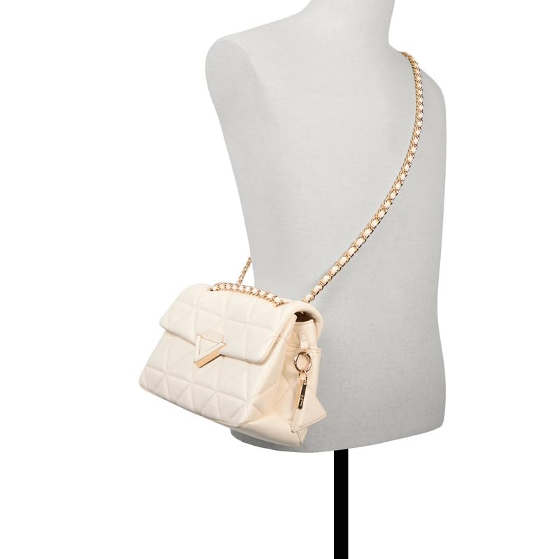 Aldo SOFTPUFFQUILT Beige Womens Cross Body Bag