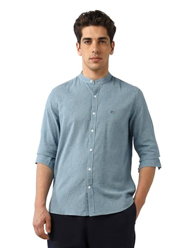 Arrow Sports Men's Slim Fit Shirt (ASAJSH1708_Teal
