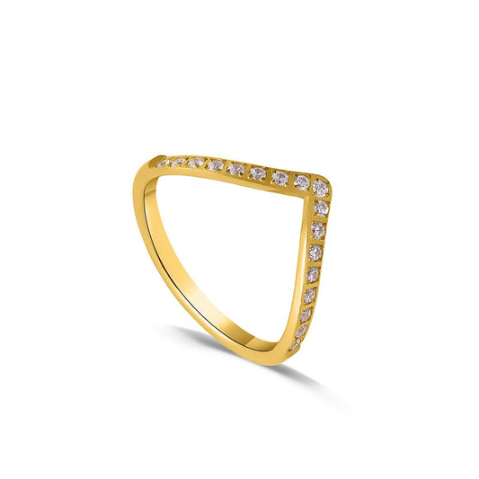 PALMONAS Chevron Ring