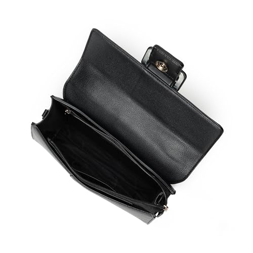 Fastrack Boldlock Satchel Bag | Women’s Faux-Leather Handbag | Top Handle & Detachable Strap | Magnetic Flap + Zipper Closure | Everyday Casual & Work Carry