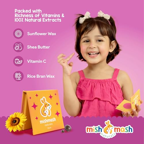 Mishmash Naturals Kids Makeup Kit | Blush, Lip Balm & Gloss | Pack of 3