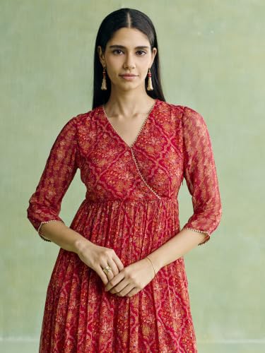 Aarke Ritu Kumar Wine Sanvii Kurta With Pant And Dupatta