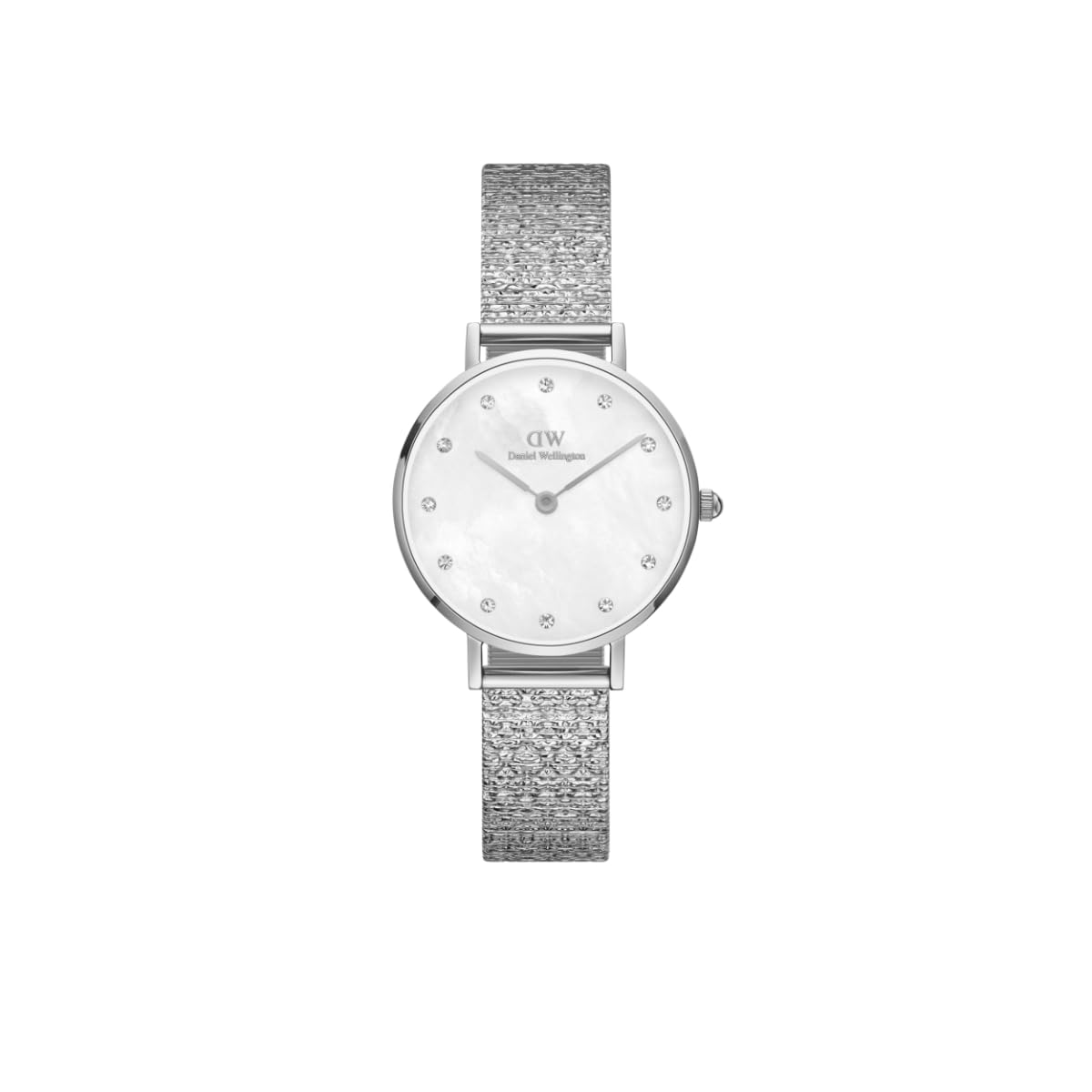 Daniel Wellington Petite Women Mother of Pearl White Round Dial Analog Watch - DW00100592K