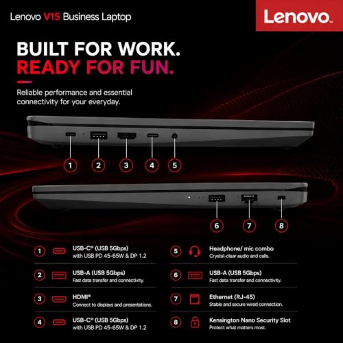 Lenovo 15.6 Copilot AI FHD WiFi 6 2026 Business Laptop 32GB DDR5 1TB SSD